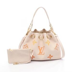 Louis Vuitton Summer Bundle Monogram Empreinte Handbag Leather Beige Orange